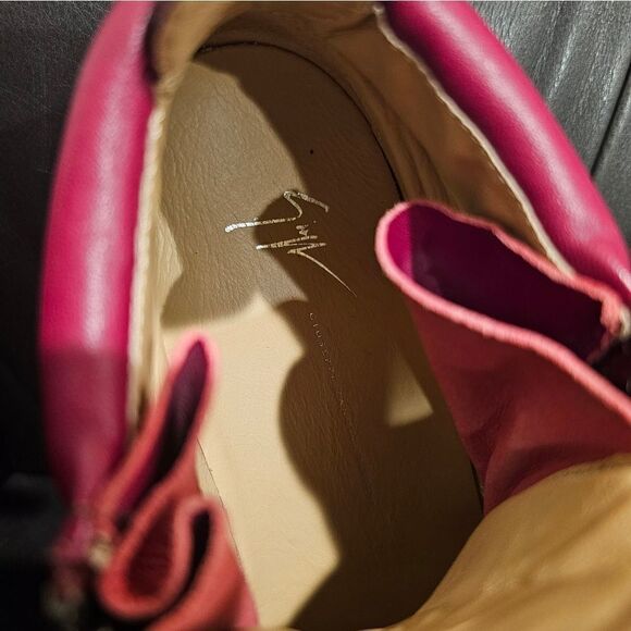 GIUSEPPE ZANOTTI Suede &‎ Leather Sneakers - Size 37 1/2 - Picture 10 of 10